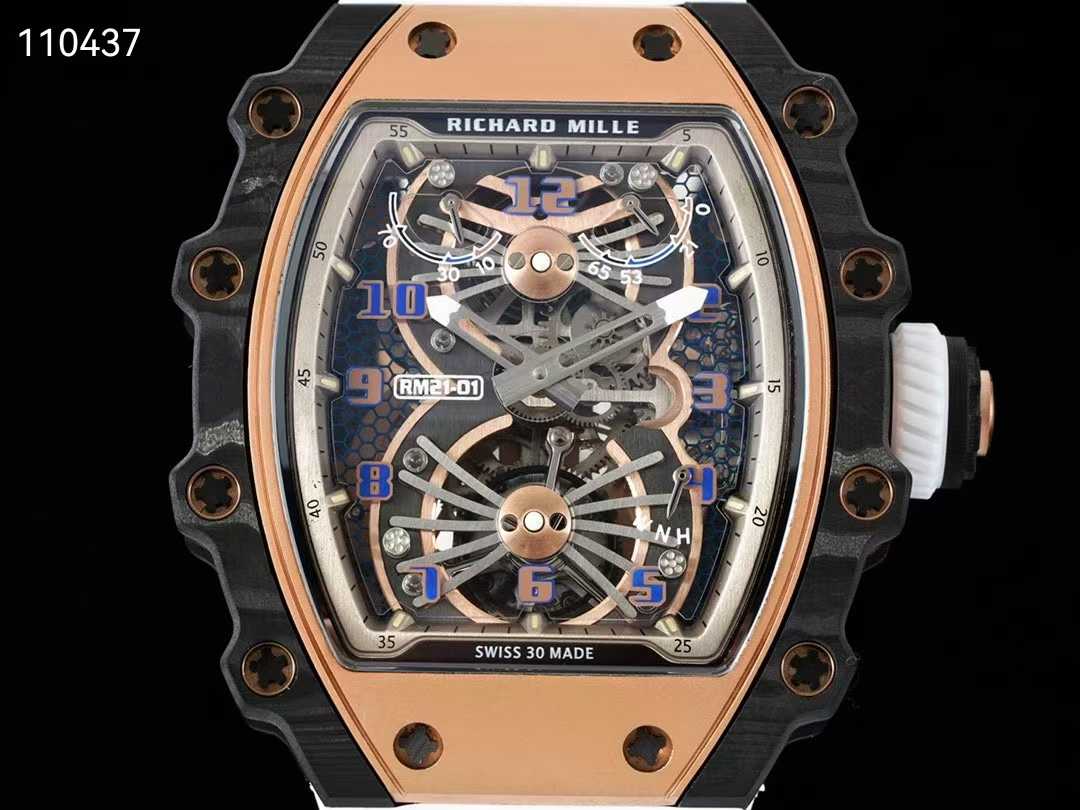 리차드밀 RM21-02 투르비용 에어로다인 뉴버젼 골드 화이트 시계 워치